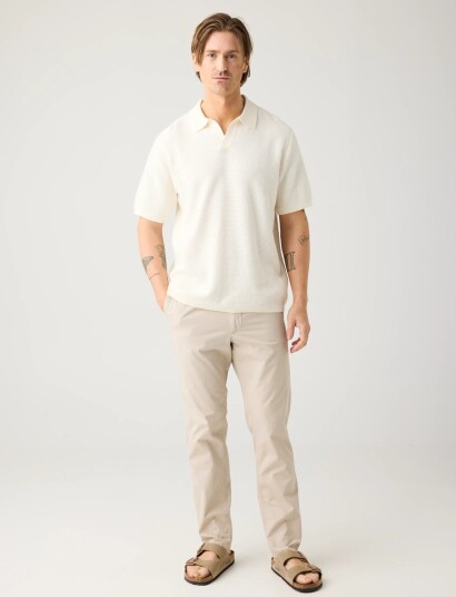 Knowledge Cotton Apparel Tim Tapered Chino Pants Beige XXL/32