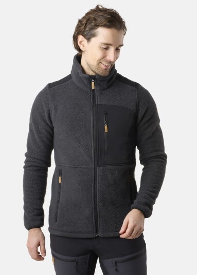 Swedemount Nordkap Pile Jacket Dk. Charcoal/Black 3xl Fleecetrøyer
