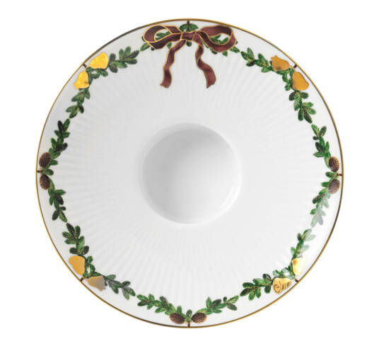 Royal Copenhagen Stjerne Riflet Jul lysestake 15,5 cm Royal Copenhagen Stjerne Riflet Jul lysestake 15,5 cm