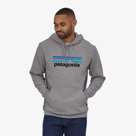 Patagonia P-6 Logo Uprisal Hoody Herre Gravel Heather XL Patagonia P-6 Logo Uprisal Hoody Herre Gravel Heather XL
