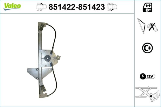 Vindusheis VALEO 851422