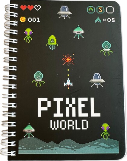 Notatbok A6 Pixel