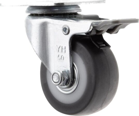 Toolcraft To-5137869, Svart, Metallisk, 50 Kg, Termoplastisk Elastomer (Tpe), 1 Stykker, 5 Cm