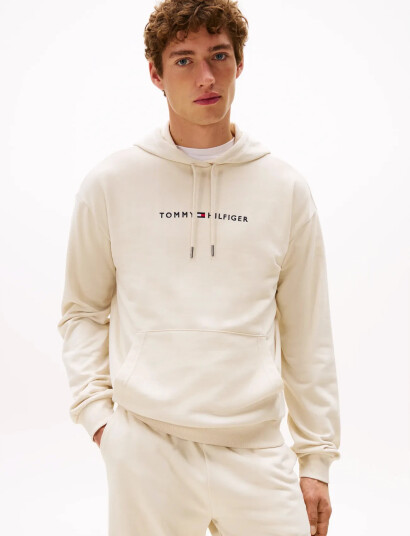 Tommy Hilfiger Oh Hoodie - Cream - XL