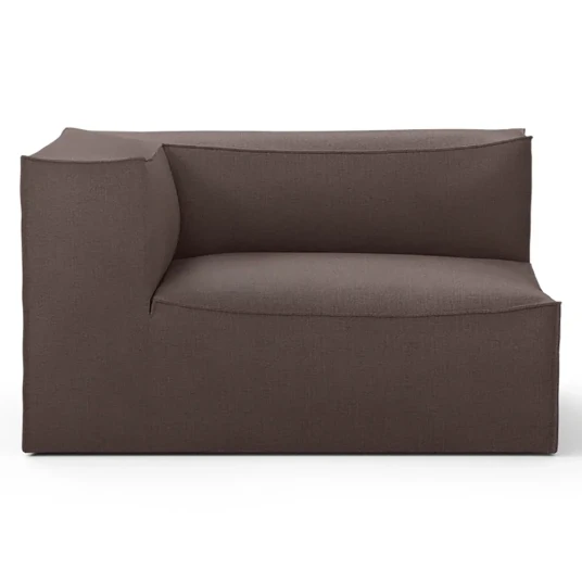 Ferm Living Catena Sofa Armrest Left L400   Hot Madison   Brown