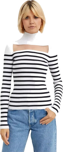 Jean Paul Gaultier Dame Strikkevarer Hvit S, Jean Paul Gaultier Dame Strikkevarer Hvit S,