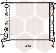 VAN WEZEL 43002042 Radiator motorkjøling VAN WEZEL 43002042 Radiator motorkjøling