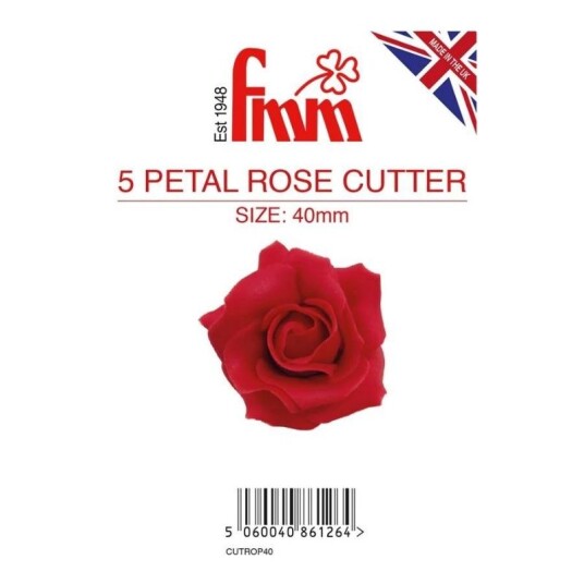 Fmm Utstikker 5 Roser 4cm | Slikkepott.No Fmm Utstikker 5 Roser 4cm | Slikkepott.No