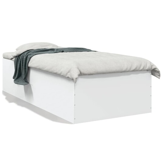  Sengeramme hvit 100x200 cm konstruert tre 8721102615962