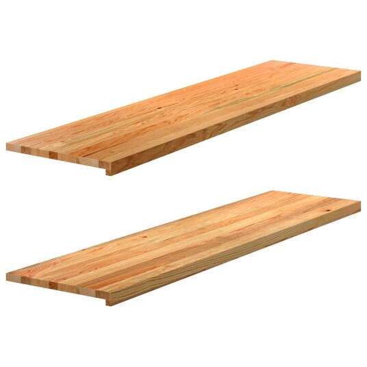 2 Stk Lysebrun 160x40x2cm Heltre Eik 2 Stk Lysebrun 160x40x2cm Heltre Eik