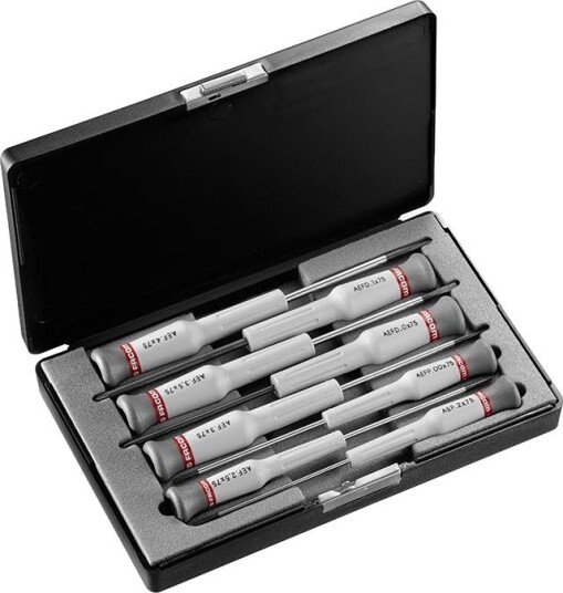Facom Skrutrekkersett Aef.J3 8 Deler Micro-Tech, 8 Deler