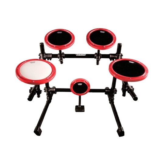 Remo Rp-0202-58-Practice Pad Set Modular Steel, 5 Pieces, Rød