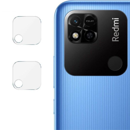 IMAK Xiaomi Redmi 10A IMAK Herdet Glass Kameralins - Gjennomsiktig (2 stk.)