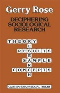 Rose Gerry Deciphering Sociological Research