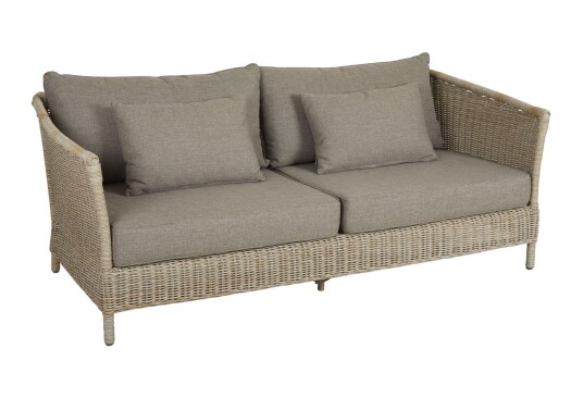 Brafab Aster 3-pers. Sofa m. puter, Beige
