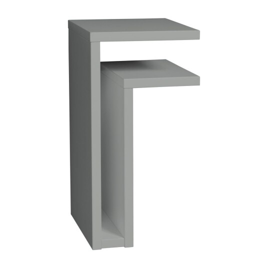 Maze F-shelf vegghylle silk grey Hylle til høyre
