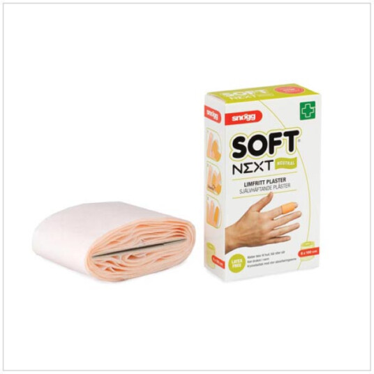 Limfritt Plaster Soft Next 6cm X 1m Beige