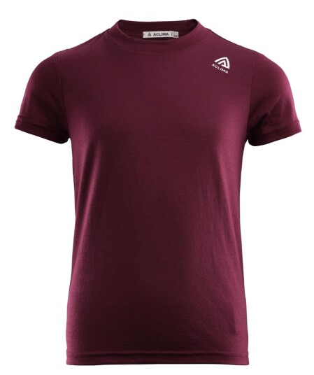Aclima Lightwool T-shirt Jr Zinfandel 140 cm