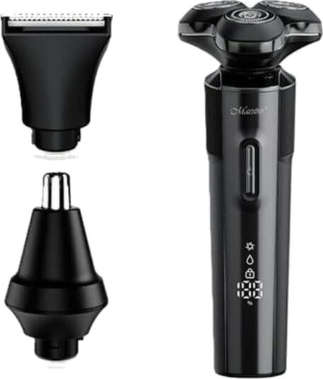 Maestro MR-678 Barbermaskinsett - USB-C, 90min, LED-indikator, IPX7 Svart