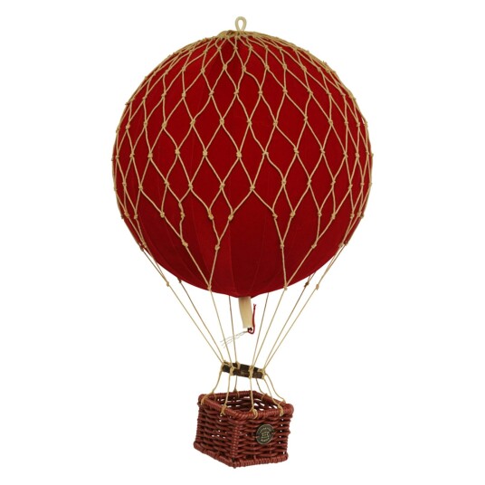 Travels Light Luftballong Fløyel Ø18 cm Rød