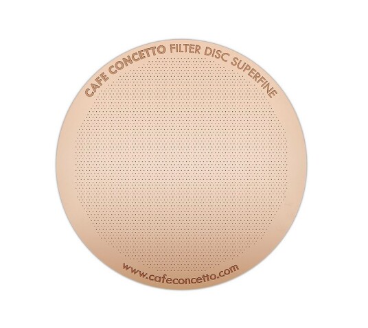 Cafe Concetto Metal Aeropress Filter Rose Gold Superfine Cafe Concetto Metal Aeropress Filter Rose Gold Superfine