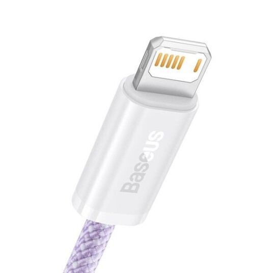 Baseus Dynamisk USB til Lightning Kabel 2m 2.4A Lilla