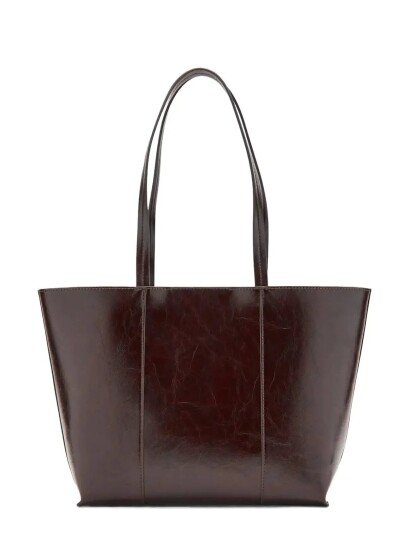 Mango Medium Shopper Bag Brown Mango Medium Shopper Bag Brown