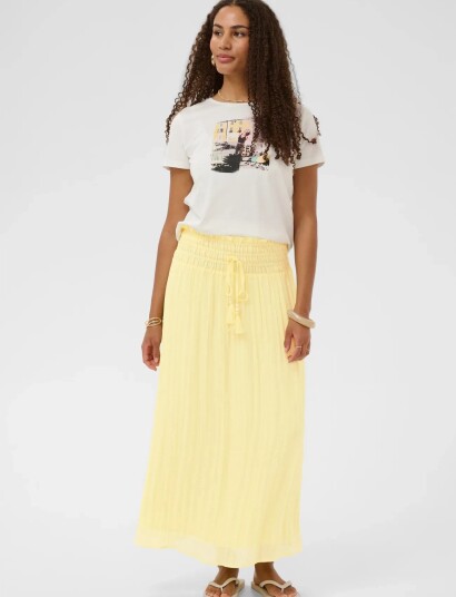 Cream Crisabelle Skirt - Yellow - 46
