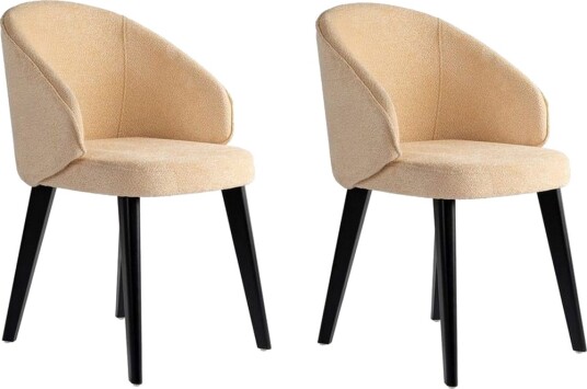 Spisestol Sanroman Classic Beige / Svart - Beige / Svart