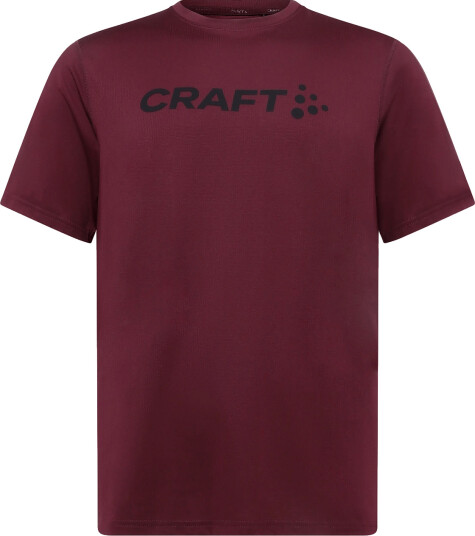 Craft Essence Logo Tee 2 M Burgundy XXL