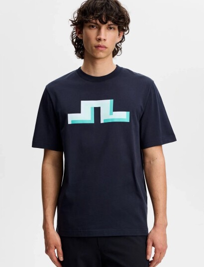 J. Lindeberg Parcie Seasonal Tee Navy XXL J. Lindeberg Parcie Seasonal Tee Navy XXL