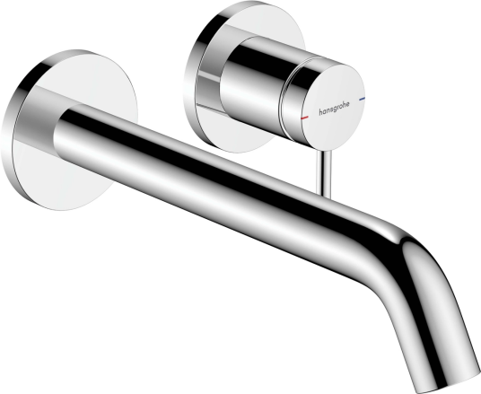 Hansgrohe Tecturis S Servantbatteri For innbygging 22,5 cm tut Krom Hansgrohe Tecturis S Servantbatteri For innbygging 22,5 cm tut Krom