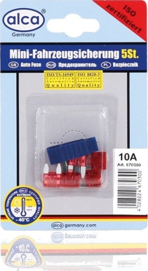 ALCA 670300 Sikringssett ALCA 670300 Sikringssett