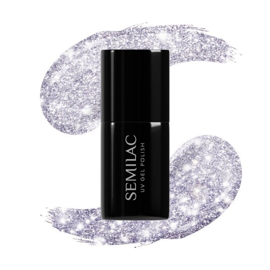 Semilac UV Gel Polish 462 Hollywood Silver Semilac UV Gel Polish 462 Hollywood Silver