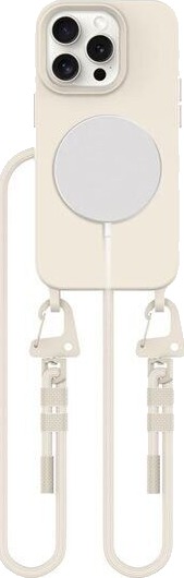 Tech Protect MagNecklace MagSafe Case for iPhone 15 Pro Beige