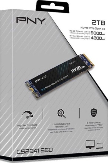 PNY CS2241 2TB M.2 2280 NVMe Gen4 SSD PNY CS2241 2TB M.2 2280 NVMe Gen4 SSD