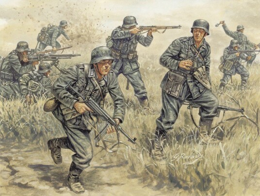 Italeri Infanterisett 1/72 German Infantry (Wehrmacht)