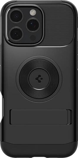 Spigen Slim Armor Mobildeksel til iPhone 16 Pro Max - MagSafe-kompatibel - Sort