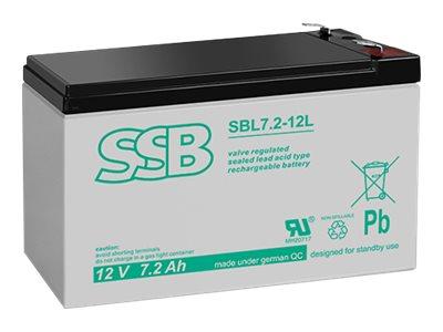 SSB SBL 7.2-12L - UPS-batteri - blysyre - 7.2 Ah SSB SBL 7.2-12L - UPS-batteri - blysyre - 7.2 Ah