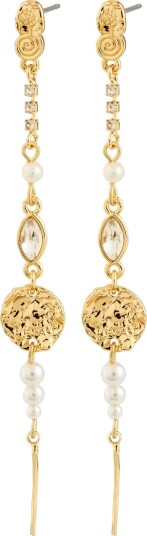 Pilgrim Fire Earrings Gold Plated   Gold   ONE SIZE