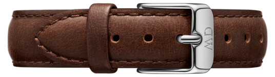 Daniel Wellington DW Strap Leather Bristol 12mm Silver