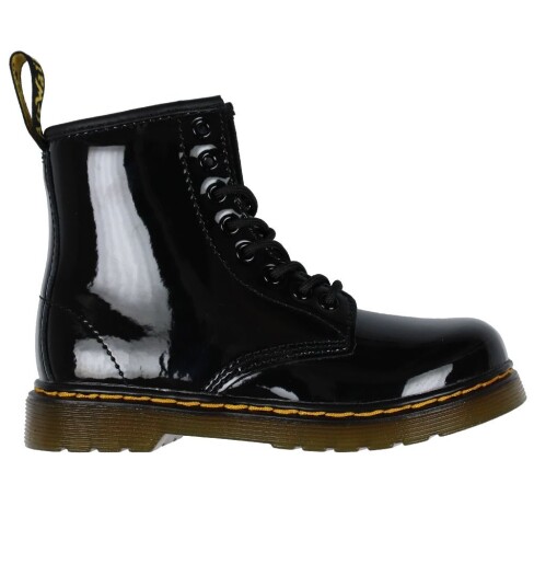 Dr. Martens 1460 J Black Patent Lamper - Black - 30