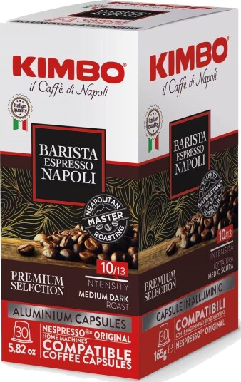 Kimbo | Barista Espresso Napoli 30 kapsler til Nespresso®