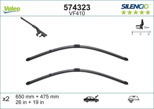 Viskerblad VALEO 574323