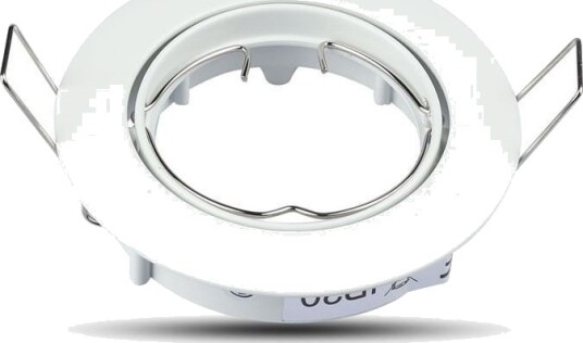 V Tac MR16 eller GU10 Downlight sett   Uten lyskilde hvit hull: Ø7,4 cm mål: Ø8,2 cm   Sokkel : Uten fatning