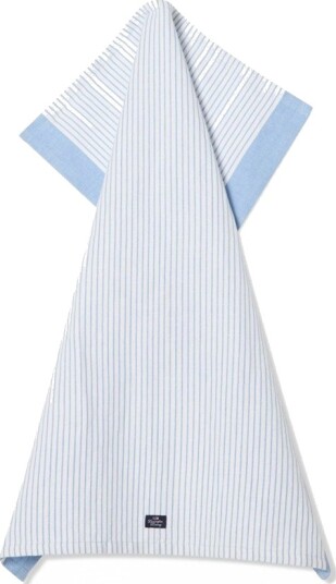 Lexington Home Striped Linen/Cotton Kitchen Towel - Blue - 50X70