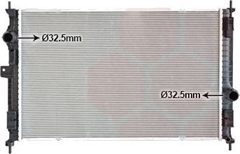 VAN WEZEL 40012707 Radiator motorkjøling VAN WEZEL 40012707 Radiator motorkjøling