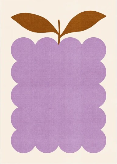 Paper Collective Lilac Berry poster 30x40 cm