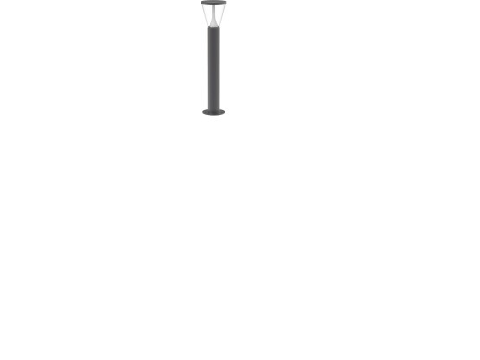 Noa Pullert 4W 625Lm 3000K Dali Db 703 Antrasitt C5 Asymmetrisk Kl.Ii Ip65 Ik09 Rund Flens