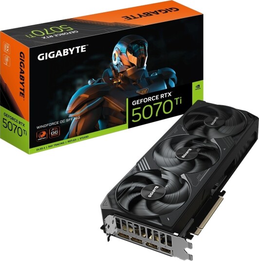 Gigabyte GeForce RTX 5070 Ti Windforce 16GB GDDR7 Grafikkort